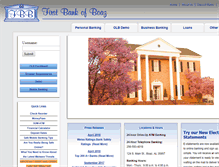Tablet Screenshot of firstbankofboaz.com
